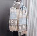 Fringed Bunny Scarf