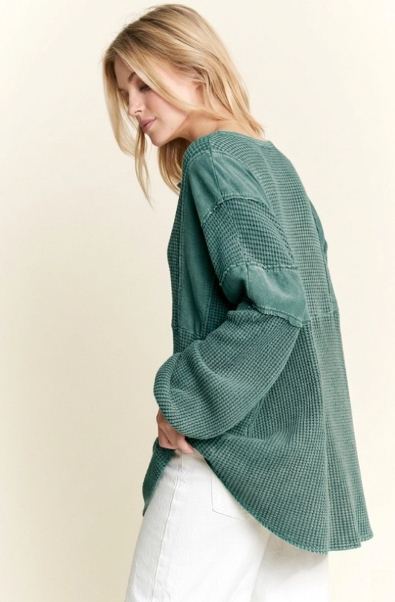 Evergreen Thermal Henley Top